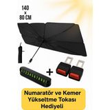 Lexus Nx 450H+ 4x4 Exclusıve E-Cvt Plug In Araca Uygun Oto Güneşlik- Numaratör ve Kemer Tokası Hediyeli