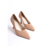 Leyan Butik Kadın Nude Saten Stiletto TR08MS27G P192S6731