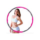 Leyaton 1000 Gr Hula Hoop Egzersiz Çemberi 8 Parça Pembe, HULA-499555