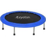 Leyaton 102 cm Deluxe Trampolin Mavi Renkli Eğlenceli Tasarım 40 İnç Boyutunda