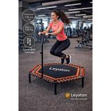 Leyaton 135 Cm Altıgen Step Trambolin Siyah-Turuncu, Tek Ebat, ALTIGEN135, Siyah-Turuncu