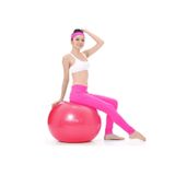 Leyaton 65 Cm Fitilli Pilates Topu Ve Pompa Tek Ebat, Tek Ebat, 65CMPMBB, Pembe