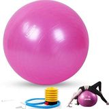 Leyaton 75 Cm Dayanıklı Yüksek Kalite Fitilli Pilates Topu Ve Pompa