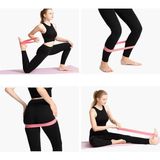 Leyaton Aerobik Band Latex Aerobik Bandı Pilates Yoga Lastiği 1 Adet - Pembe