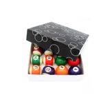 Leyaton Amerikan Bilardo Topu 16 Parça Karışık Renkli, Tek Ebat, AMERİKAN TOP, KARIŞIK
