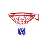 Leyaton Basketbol Çemberi, 45 cm, Tek Katlı Fileli, Kırmızı
