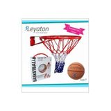 Leyaton Basketbol Pota Çemberi Fileli 20 Mm + Top Hediye KIRMIZI Tek Ebat
