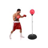 Leyaton Boks Seti Ayaklı + Eldiven Ayarlanabilir 120-146 cm