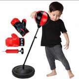 Leyaton Çocuk Boks Standı 70-105 Cm Refleks Topu Boks Seti Eldiven Hediye Lyt-111