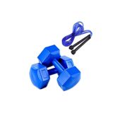 Leyaton Çok Renkli Dambıl 2X5 Kg Dambıl Seti Dumbbell Atlama Ipi Hediyeli Lyt-15498D 2 X 5 Kg Dambıl Seti P