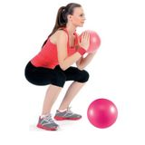 Leyaton Delux 20 Cm Pilates Topu Jimnastik Yoga Egzersiz Topu, Tek Ebat, BRT-20CMTOP, Pembe
