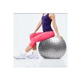 Leyaton Dikenli Yoga Pilates Aeorobik Jimnastik Topu 65 cm GRİ, Tek Ebat, 01GRİ, GRİ