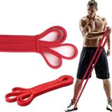 Leyaton Direnç Lastiği Direnç Bandı Powerband Kırmızı (208CM X 4,5 MM X 13 MM)
