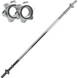 Leyaton Düz Bar 120 cm Krom Halter Ağırlık Barı