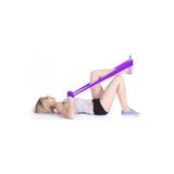 Leyaton Elastik Genişletici Streç Egzersiz Lastik Bant Fitness Ekipmanları Mor 150MRELSC