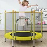 Leyaton Fileli Büyük Boy Trambolin 140 Cm Çap Sarı