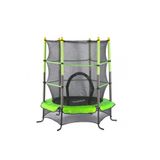 Leyaton Fileli Trambolin 140 Cm Güvenlik Ağlı Fitness Trambolini, Tek Ebat, 123LYT-03Y, yeşil