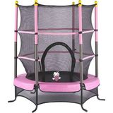 Leyaton Fileli Trambolin LYT-03P Büyük Boy 140 x 180 cm Çocuklar İçin Korumalıklı Eğlenceli Tasarım