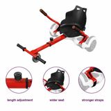Leyaton Hoverkart Go Kart 6.5 "8.5" 10 "Scooter Hoverboard İçin Ayarlanabilir Hover Gokart Kırmızı