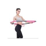 Leyaton Hula Hoop Egzersiz Çemberi - Egzersiz Halkası - Ağırlıklı - Bel Bölgesi Ayarlanabilir KARIŞIK Tek Ebat