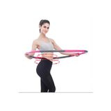 Leyaton Hula Hoop Egzersiz Çemberi - Egzersiz Halkası - Ağırlıklı - Bel Bölgesi Ayarlanabilir