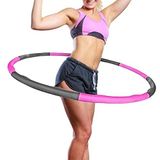 Leyaton Hulahop Hu-La Hoop 1,5 Kg Ağırlıklı Pembe