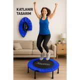 Leyaton Katlanabilir Trambolin, 102 cm (40 inç), Mavi