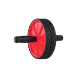 Leyaton Kırmızı Fitness Karın Kası Sixpack Egzersiz Tekeri Spor Aleti, Tek Ebat, TEKERKIRMIZI, KIRMIZI