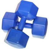 Leyaton Köseli Vınyl 7 Kg Ağırlık Seti 7 Kg X 2 Adet = 14 Kg Dumbell Set