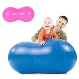 Leyaton Leyaton Fıstık Şeklinde 90 Cm X 45 Cm Pembe Pilates Topu
