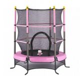 Leyaton LYT-03 Fileli Çocuk Trambolini 140x180 CM pembe