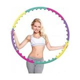 Leyaton Masajlı Zayıflatıcı 8 Parça Pilates Çemberi 98 cm 1000 GR Eğlenceli Egzersiz İçin - Pembe
