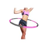 Leyaton Pembe Pembe Hulahop Hu-la Hoop 1,5 kg Ağırlıklı PEMBE Tek Ebat