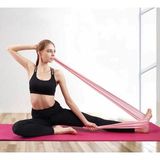 Leyaton Pilates Bandı 150X15 Cm (Hafif) Pembe Pembe S