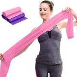 Leyaton Pilates Bandı Jimnastik Pilates Lastiği 120X15 Cm Egzersiz Aerobik Bant 1 Adet Pembe