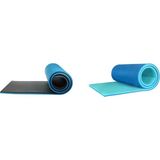 Leyaton Pilates Minderi Yoga Matı 180 cm x 60 cm x 1 cm - Mavi