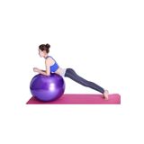 Leyaton Pilates Topu 65 Cm Mor-Top Şişirme Pompası