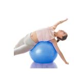 Leyaton Pilates Topu 65 Cm Pompalı, Tek Ebat, av-pilatest65L, Mavi