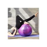 Leyaton Pilates Topu 65cm Pompalı, Tek Ebat, 65CMRTPP, Mor