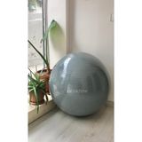 Leyaton Pilates Topu 75 Cm Fitilli Dayanıklı Yüksek Kalite Denge Aerobik Yoga Fitness Topu Gri, Tek Ebat, LYT88522223MRGRANT, GRİ