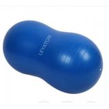 Leyaton Pilates Topu Fıstık Top Egzersiz Pilates Topu Mavi +Pompa