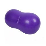 Leyaton Pilates Topu Fıstık Top Egzersiz Pilates Topu Mor +Pompa