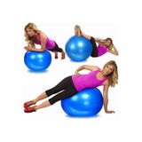 Leyaton Pilates Topu Pompa Hediyeli 65 cm, Tek Ebat, TOPPOMPA, PEMBE