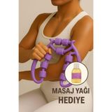 Leyaton Selülit Karşıtı Bacak Kas Gevşetici Ve Sıkılaştırıcı Masaj Aleti Mor Mor Tek Ebat