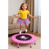 Leyaton Trambolin 92 Cm Deluxe (36 Inç Trambolin) Desenli, Tek Ebat, ATDSNL, Pembe