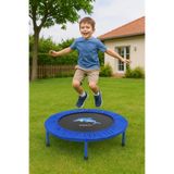 Leyaton Trambolin 92 Cm Deluxe (36 Inç Trambolin) Yunus Desenli Mavi Tek Ebat