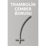 Leyaton Trambolin Çember Borusu Gri Tek Ebat