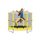 Leyaton Trambolin Fileli Korumalı 152 Cm Kolay Kurulum SARI Tek Ebat