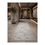 Leydi Carpet Antiq Halı Gold Modern Kaymaz Taban Salon Hol, Koridor Mutfak Yıkanabilir Jel Kesme Yolluk