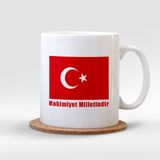 Leydi Collection Hakimiyet Milletindir 001 Beyaz Kupa